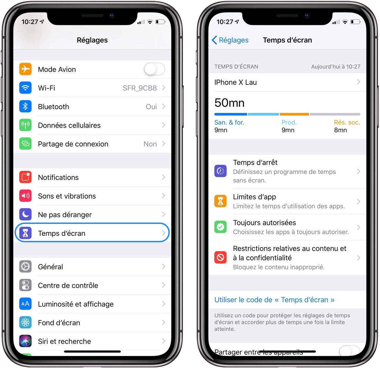 Bloquer installation application iphone