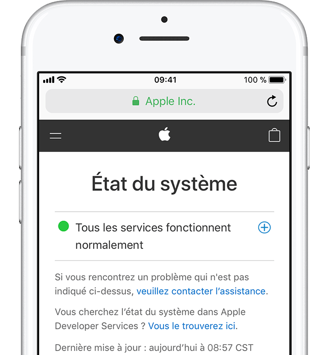 Probleme de telechargement application iphone