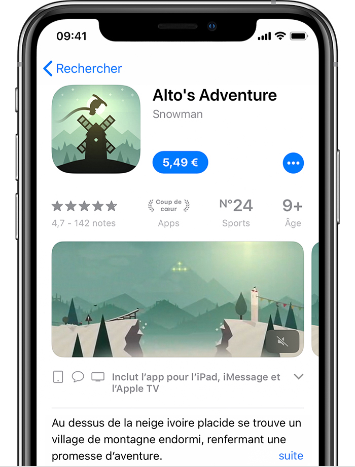 Application iphone ne s'ouvre plus