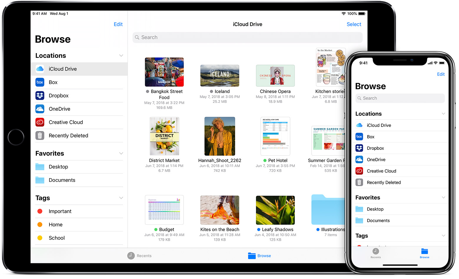 Application explorer iphone