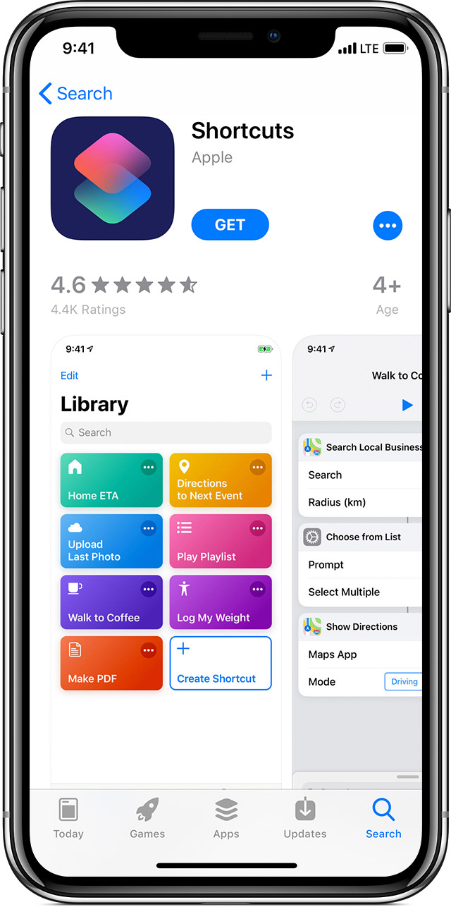 Store application iphone
