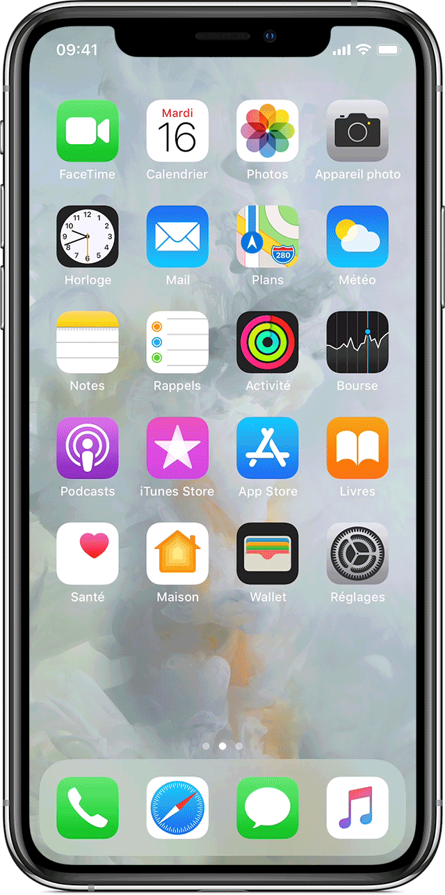 Application iphone appel lumineux