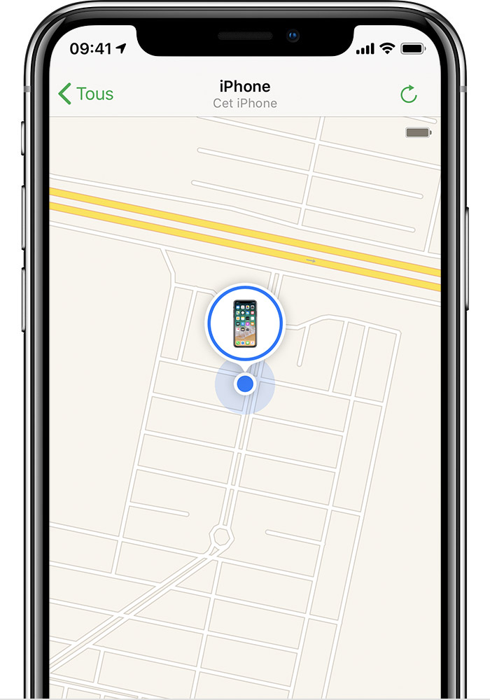 Application pour localiser iphone