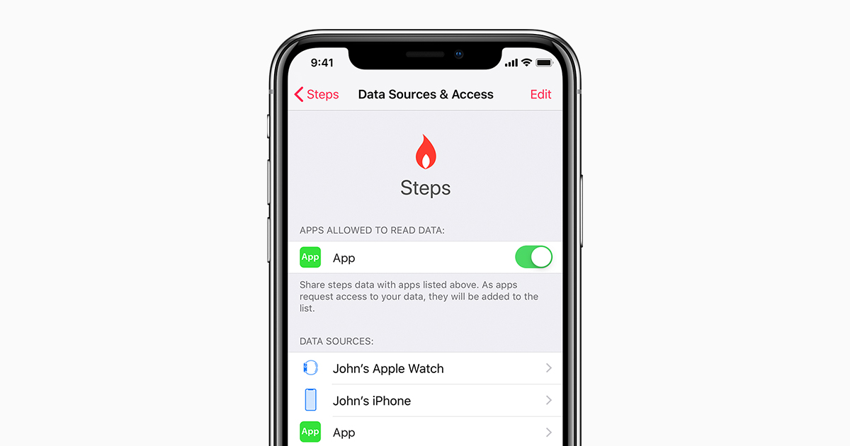 Application nombre de pas iphone