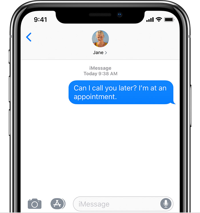 Application programmer envoi sms iphone