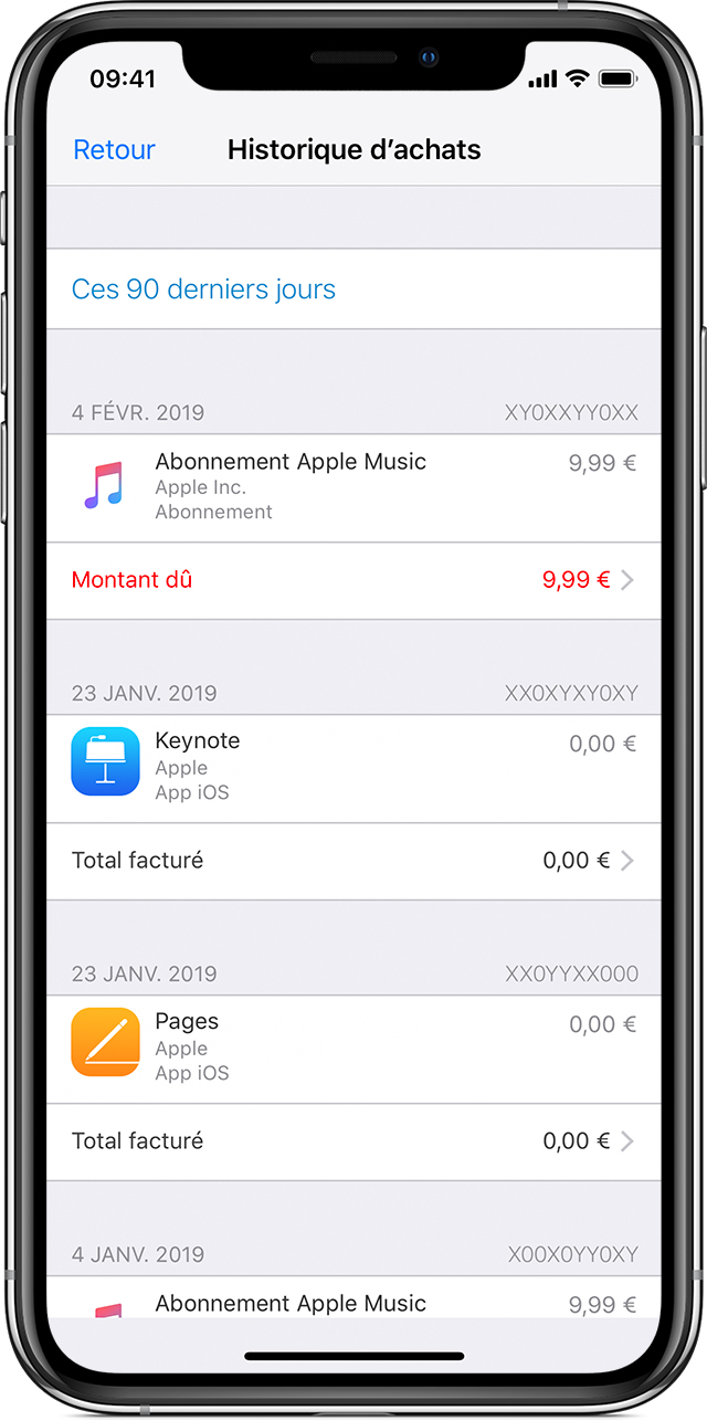 Se faire rembourser une application iphone