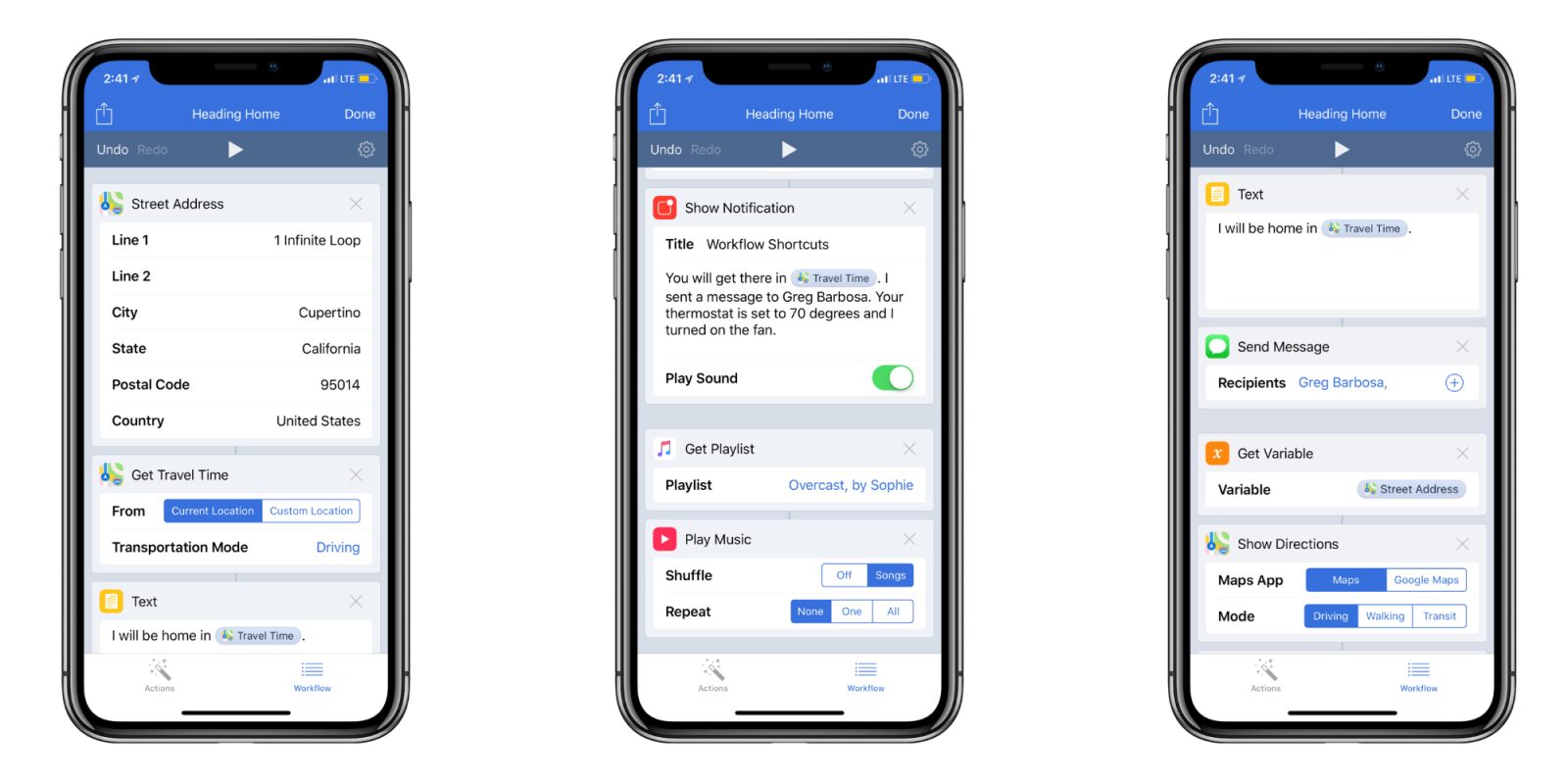 Application iphone siri