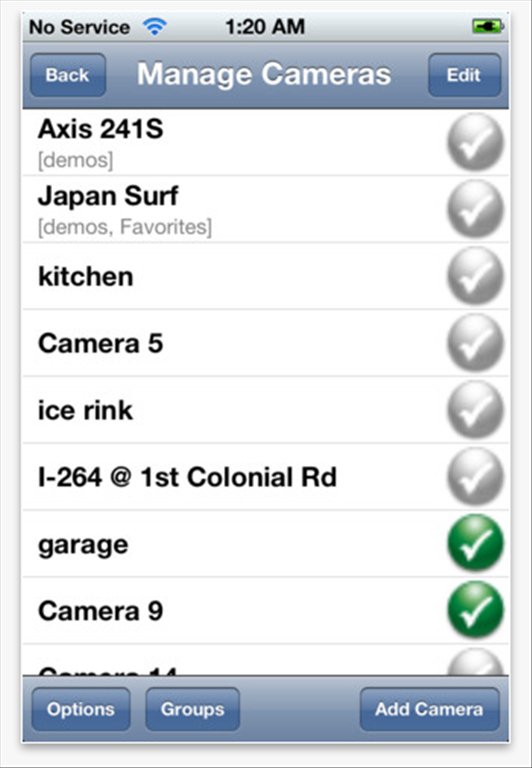 Application camera ip iphone