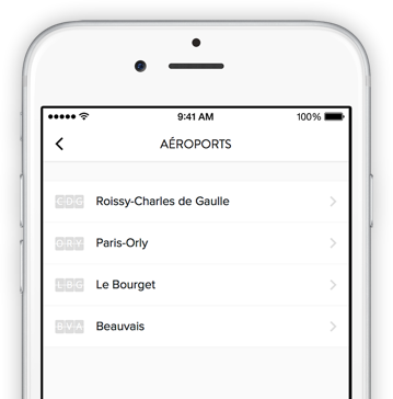 Airport de paris application iphone