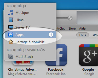 Mettre à jour une application iphone