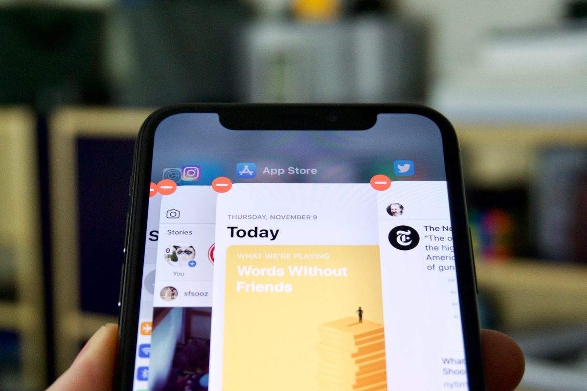 Fermer application iphone 8