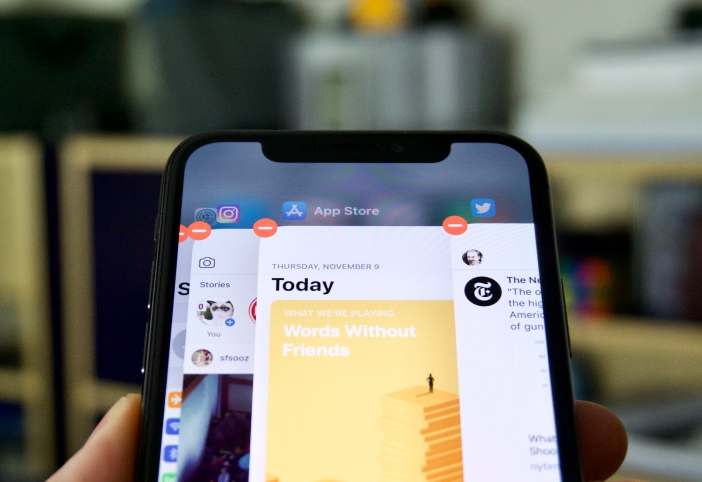 Iphone x comment fermer une application