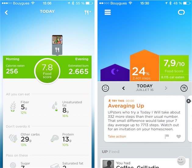 Application iphone suivi alimentaire