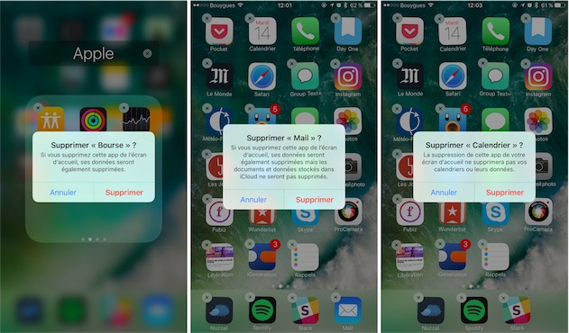 Application musique iphone disparu