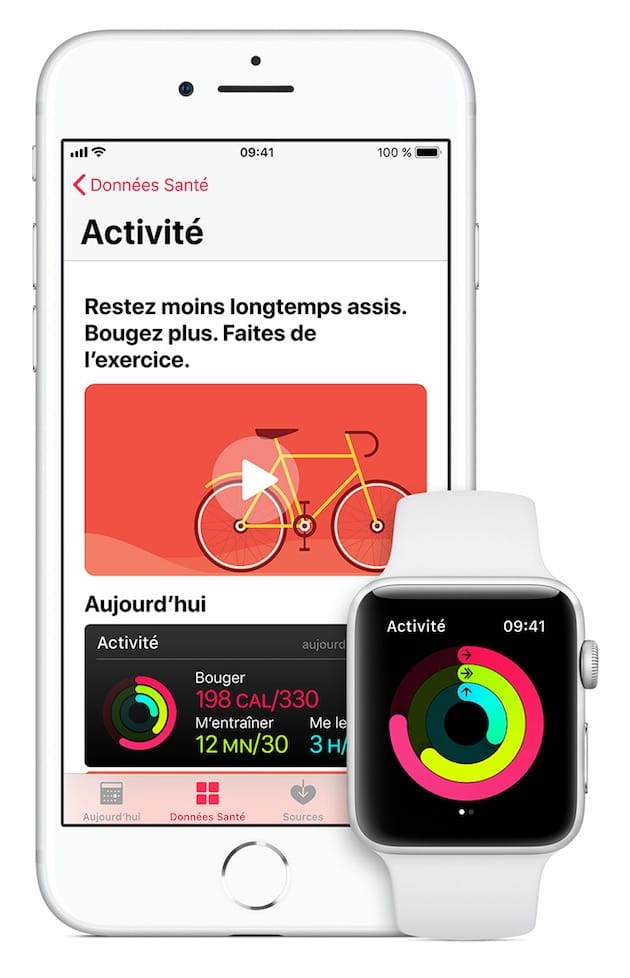 Application activité iphone