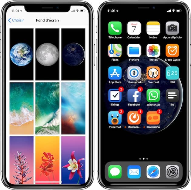 Application pour creer fond ecran iphone