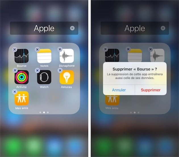 Supprimer application iphone se
