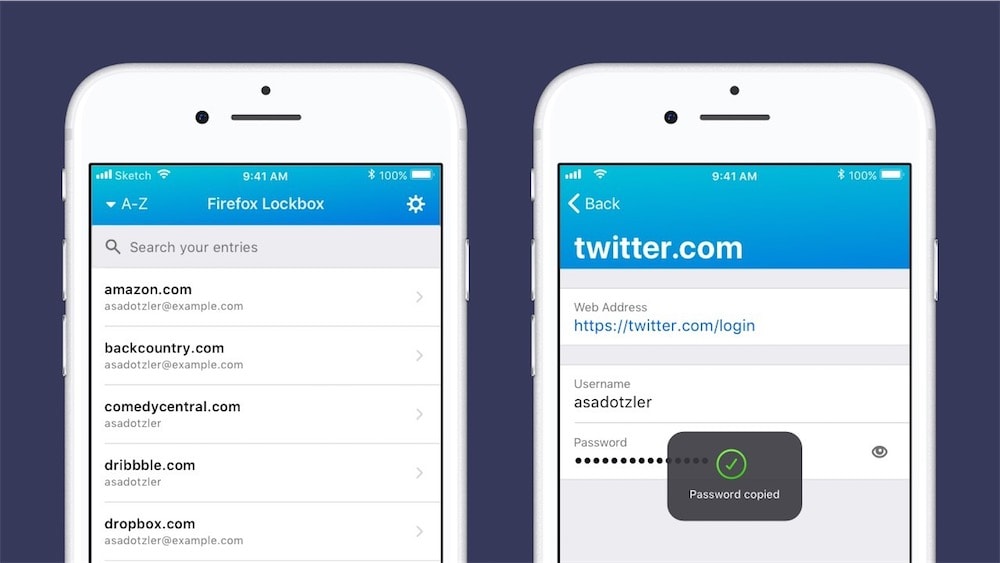 Application mot de passe iphone