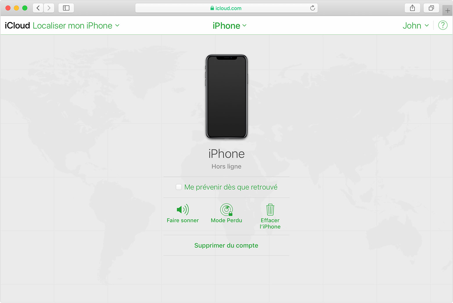 Localiser iphone perdu sans application
