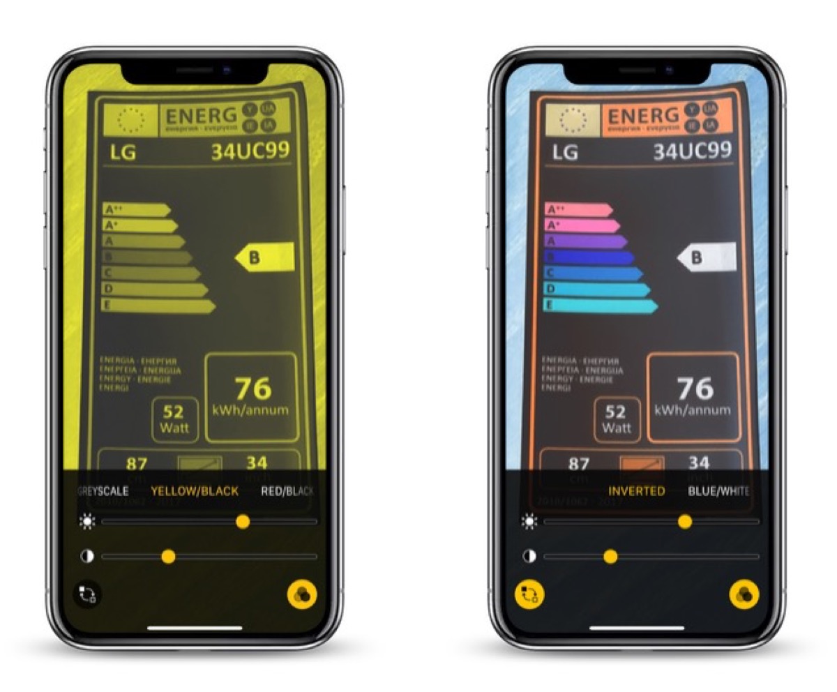 Application loupe iphone