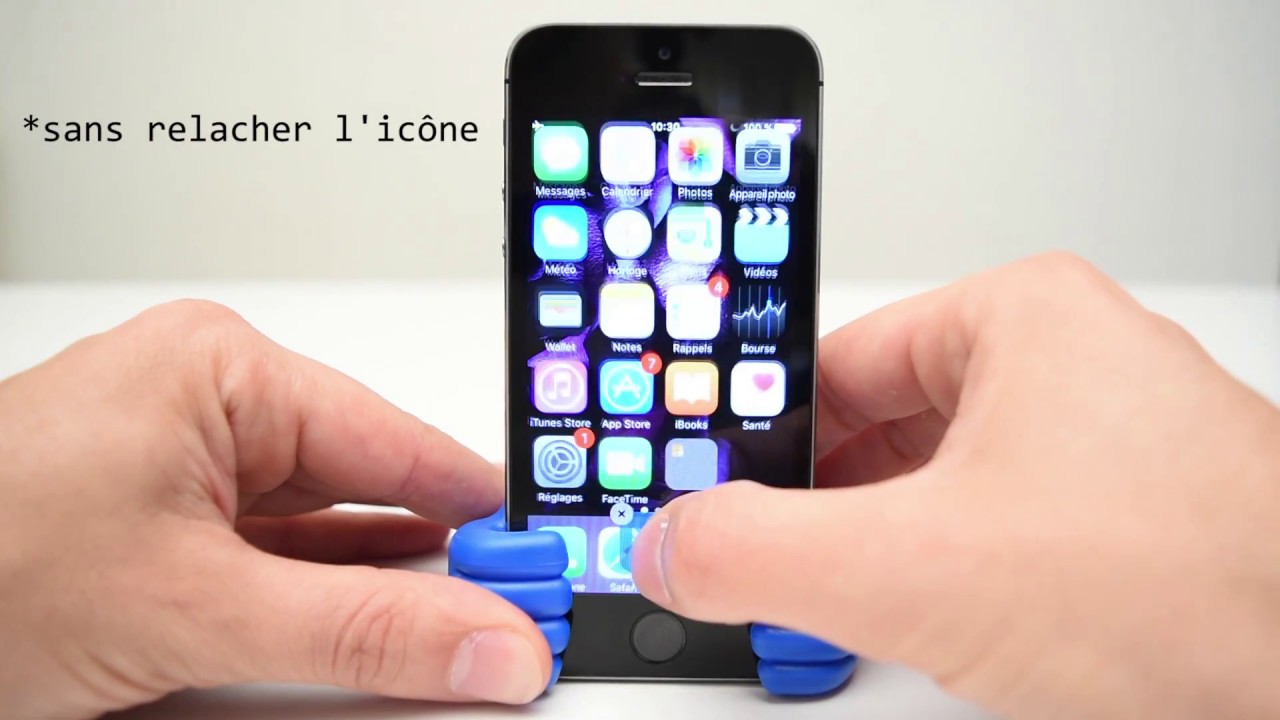 Cacher application iphone ios 10