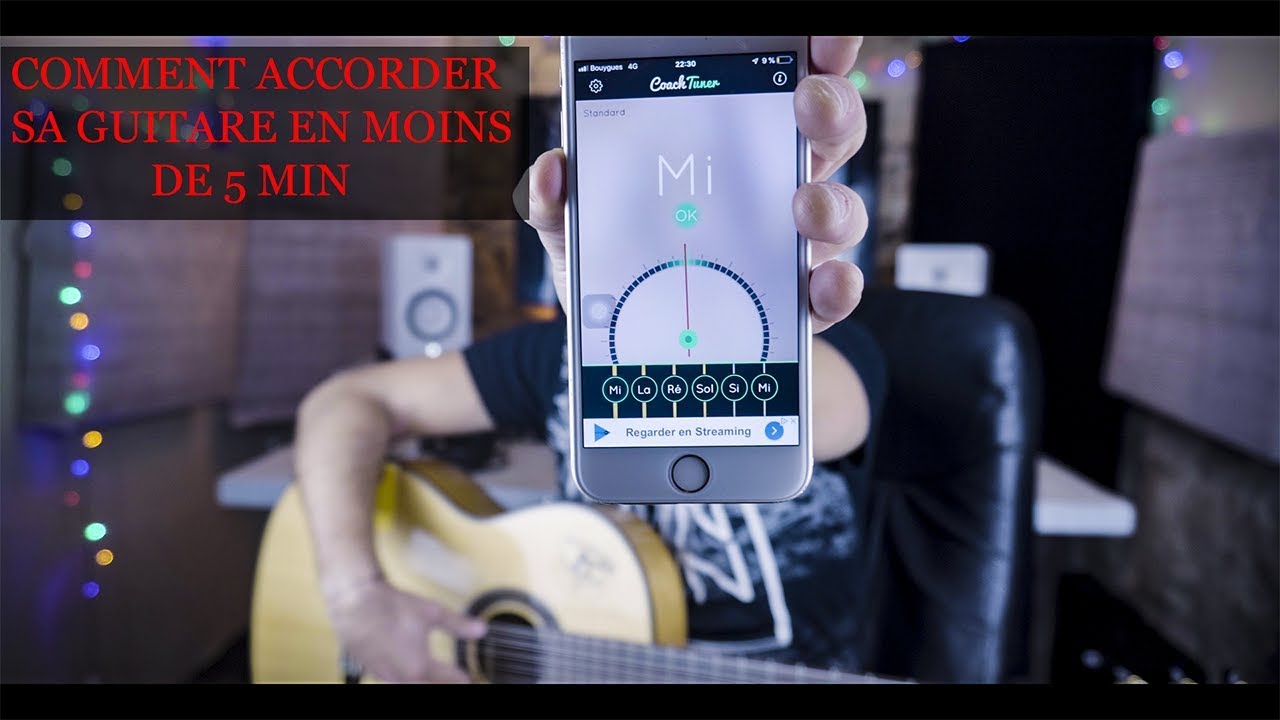 Application iphone pour accorder sa guitare