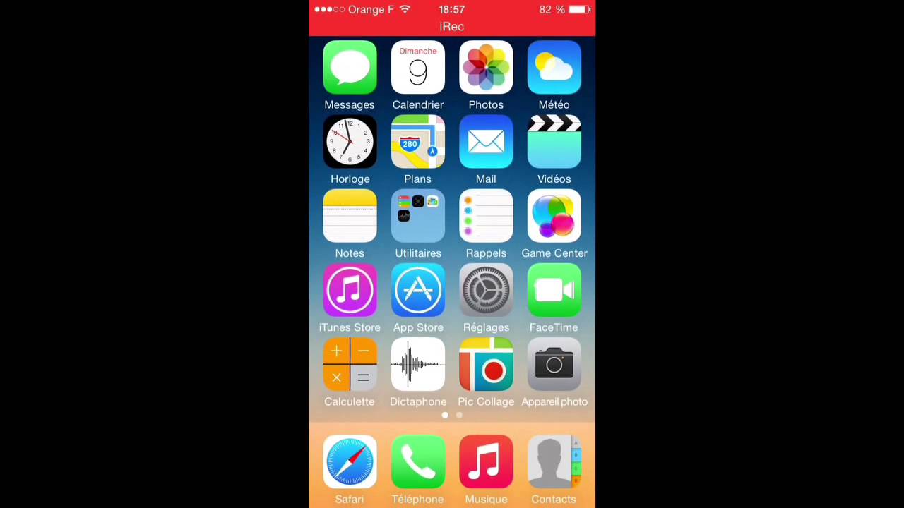 Application iphone capture ecran video