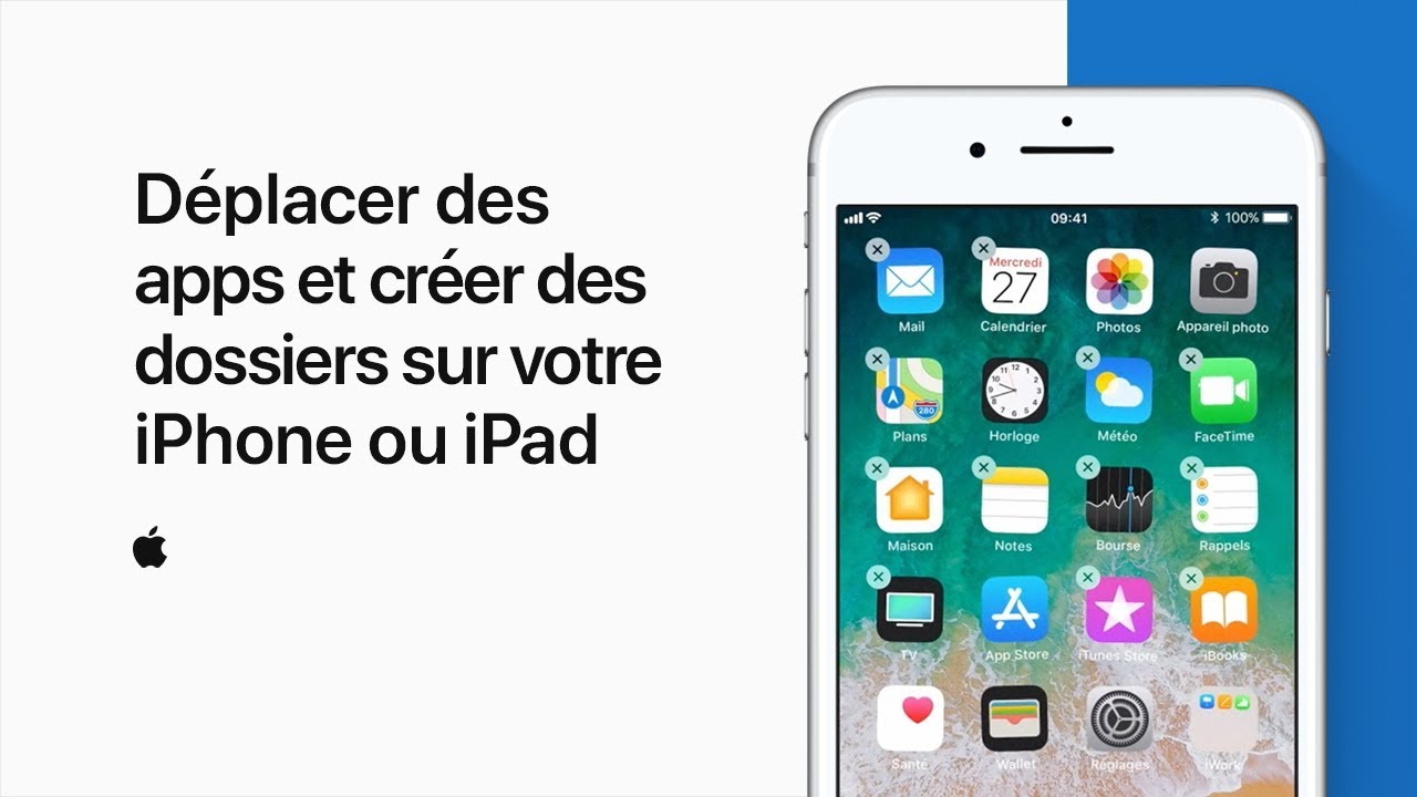 Deplacer application iphone