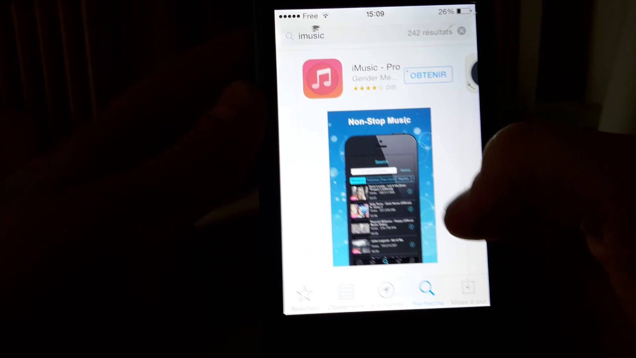 Application iphone 5s musique gratuite