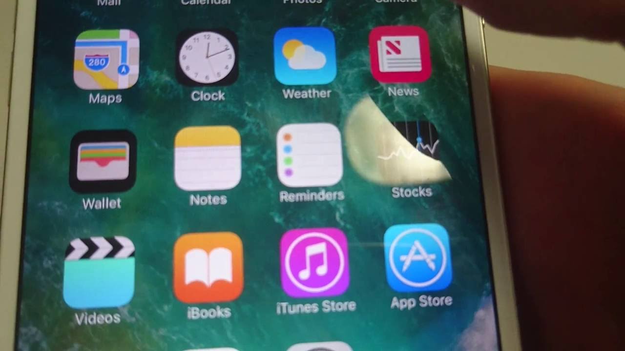 Iphone reinitialiser application