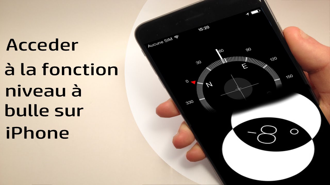 Iphone application niveau bulle