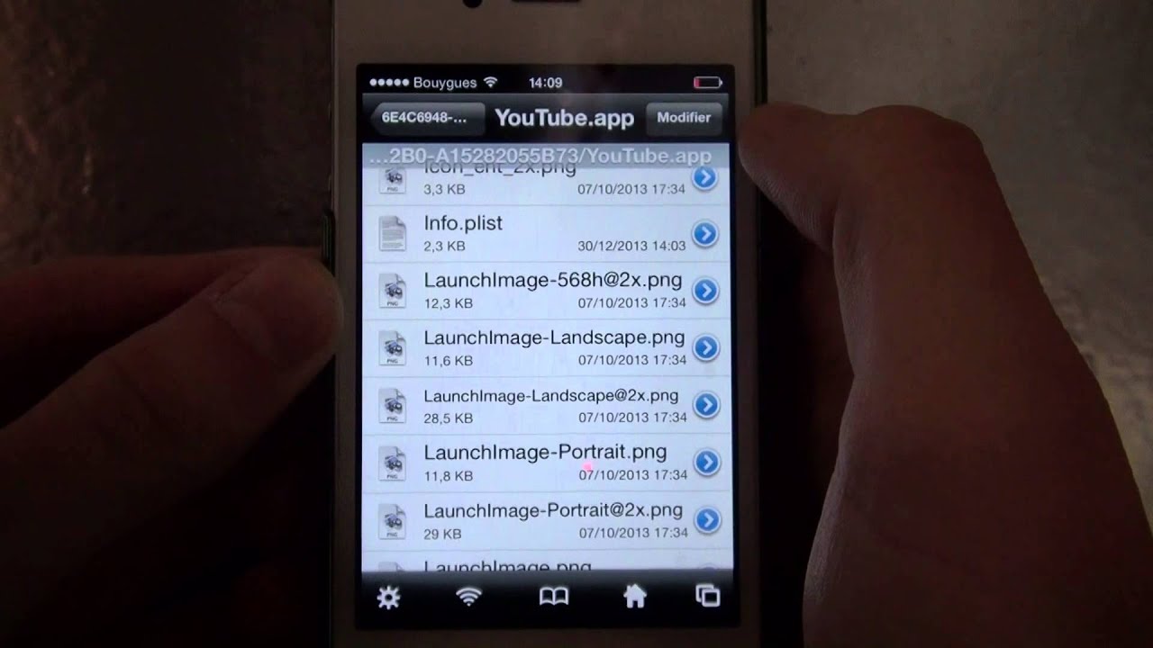 Renommer application iphone