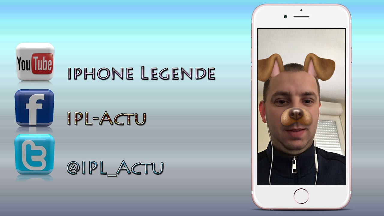Application deformer visage iphone