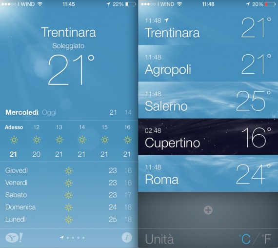 Application meteo iphone
