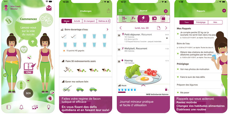 Application iphone pour maigrir