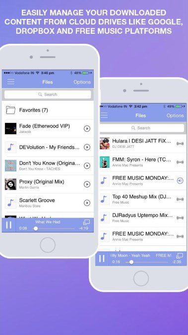 Application telecharger musique iphone sans internet