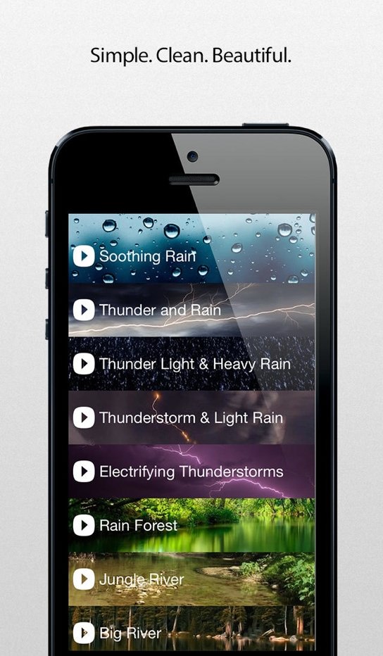 Application relaxation iphone