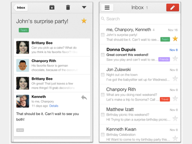 Application gmail iphone deconnexion