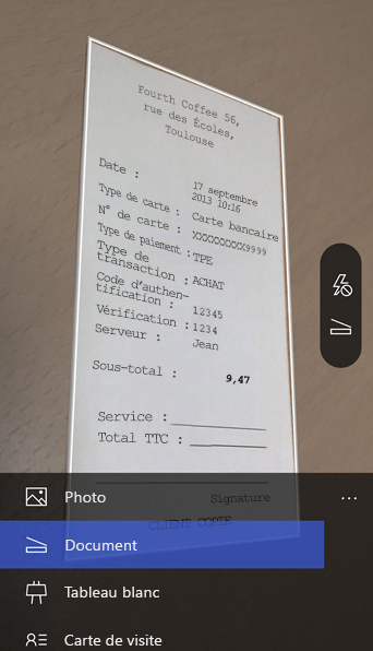 Application iphone gestion cartes de visite
