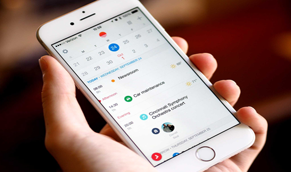 Application iphone calendrier partagé
