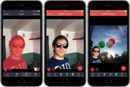 Application changer de tete iphone