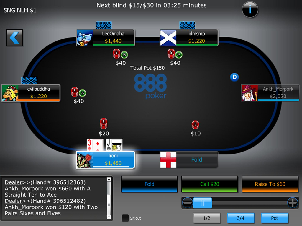 Application poker iphone