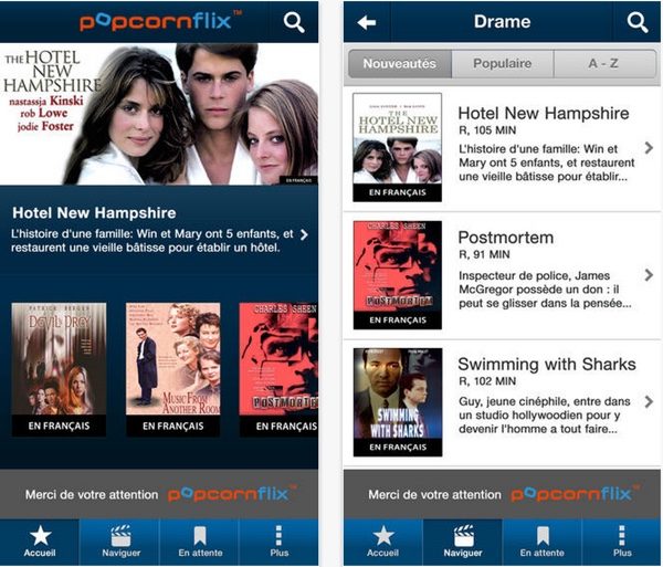 Application regarder serie iphone
