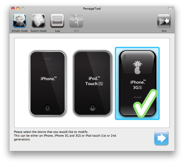 Application iphone 3gs