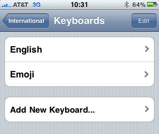 Application emoji iphone 4