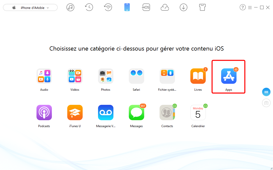 Impossible mise à jour application iphone