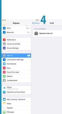 Approuver une application sur iphone