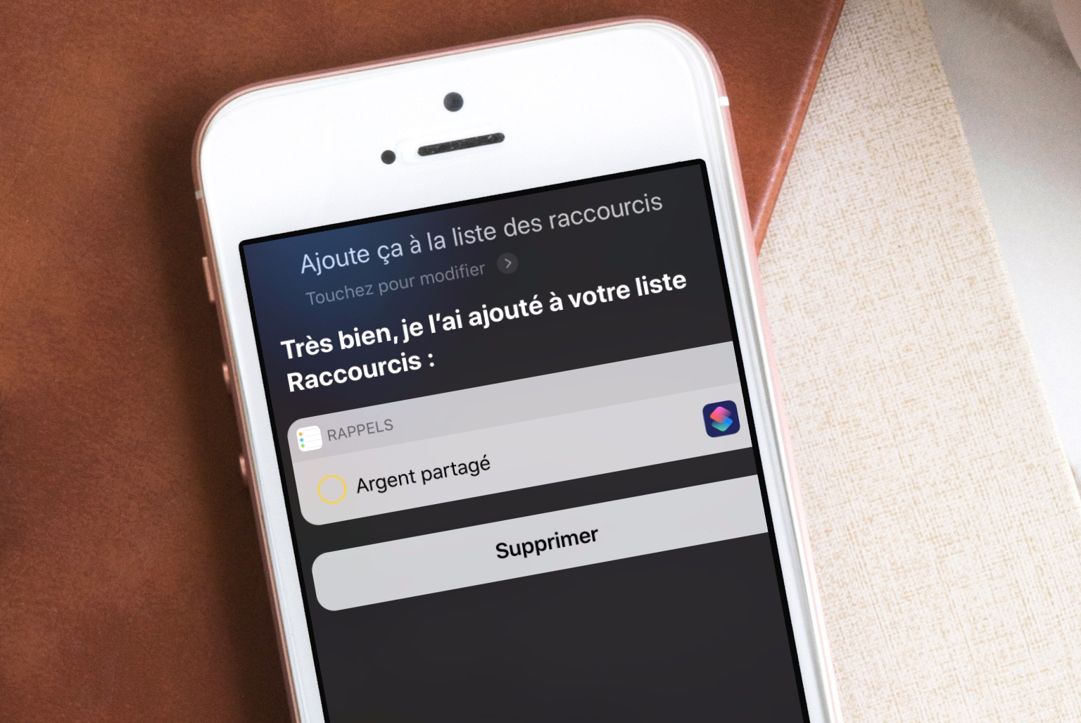 Application rappel iphone 6