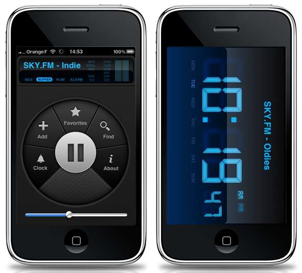 Application radio iphone