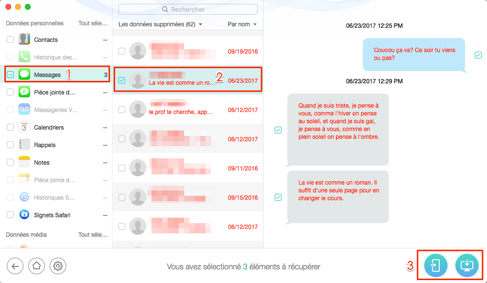 Application pour récupérer sms iphone